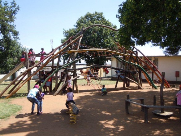 Spielplatz in Soweto