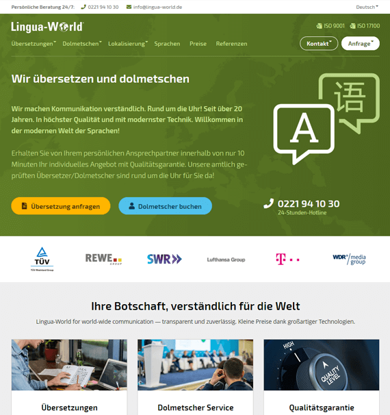 Lingua-World Website
