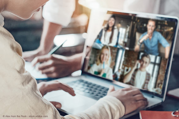 Mehrsprachige Videokonferenz