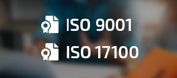 ISO 9001 / ISO 17100